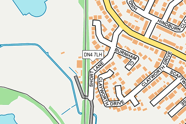 DN4 7LH map - OS OpenMap – Local (Ordnance Survey)
