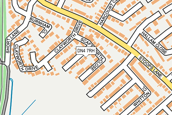 DN4 7RH map - OS OpenMap – Local (Ordnance Survey)