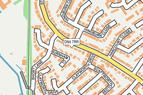 DN4 7RR map - OS OpenMap – Local (Ordnance Survey)