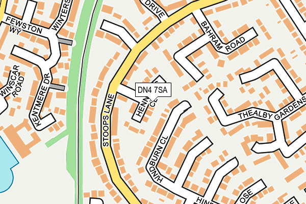 DN4 7SA map - OS OpenMap – Local (Ordnance Survey)