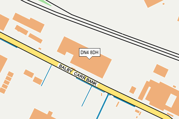 DN4 8DH map - OS OpenMap – Local (Ordnance Survey)
