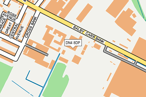 DN4 8DP map - OS OpenMap – Local (Ordnance Survey)