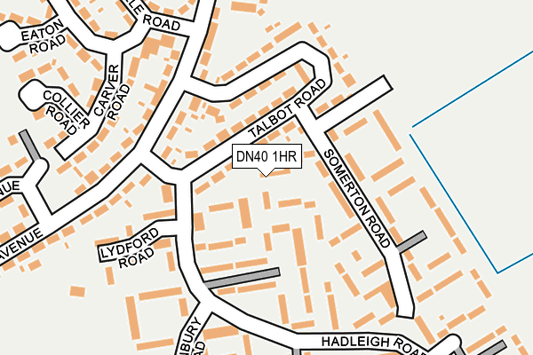 DN40 1HR map - OS OpenMap – Local (Ordnance Survey)