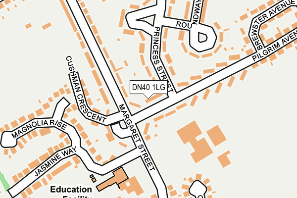 DN40 1LG map - OS OpenMap – Local (Ordnance Survey)