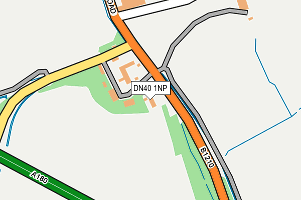 DN40 1NP map - OS OpenMap – Local (Ordnance Survey)