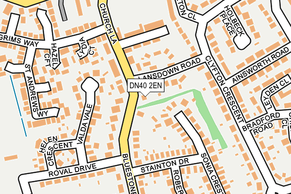 DN40 2EN map - OS OpenMap – Local (Ordnance Survey)