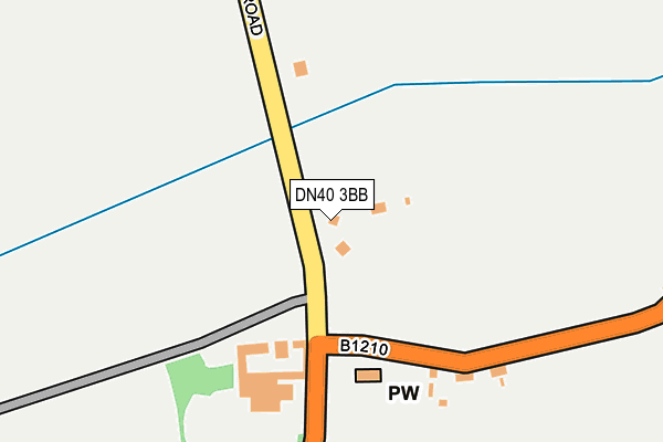 DN40 3BB map - OS OpenMap – Local (Ordnance Survey)