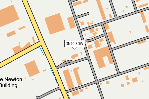 DN40 3DW map - OS OpenMap – Local (Ordnance Survey)