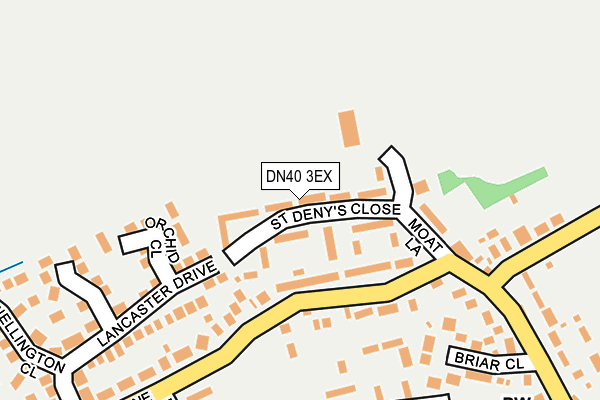 DN40 3EX map - OS OpenMap – Local (Ordnance Survey)