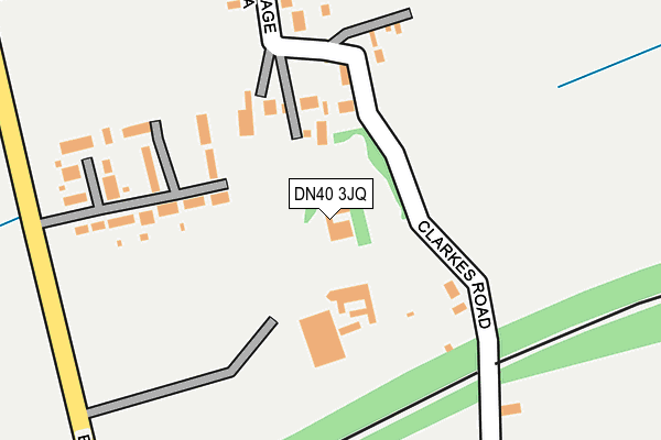 DN40 3JQ map - OS OpenMap – Local (Ordnance Survey)