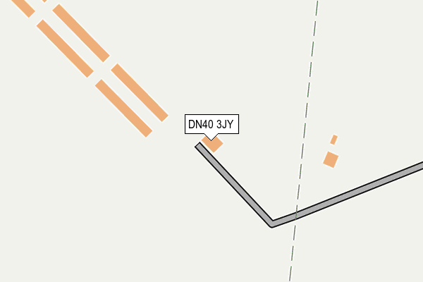 DN40 3JY map - OS OpenMap – Local (Ordnance Survey)