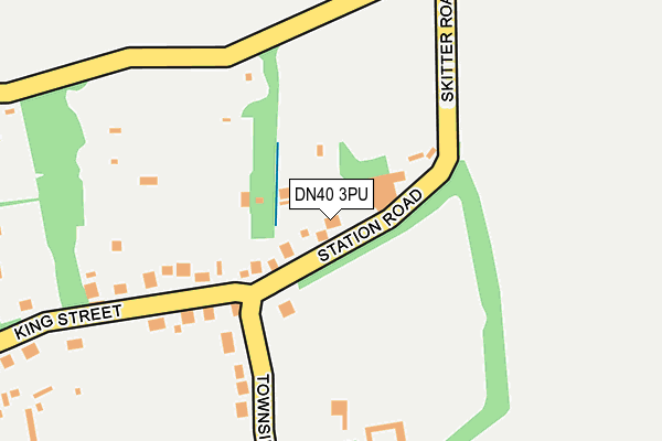 DN40 3PU map - OS OpenMap – Local (Ordnance Survey)