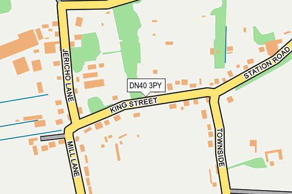 DN40 3PY map - OS OpenMap – Local (Ordnance Survey)