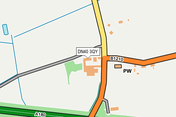 DN40 3QY map - OS OpenMap – Local (Ordnance Survey)