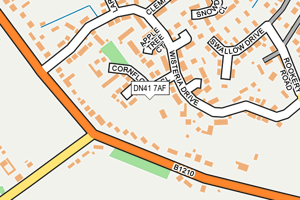 DN41 7AF map - OS OpenMap – Local (Ordnance Survey)