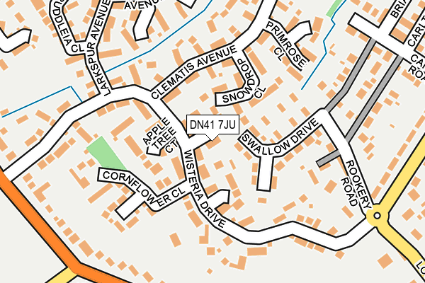 DN41 7JU map - OS OpenMap – Local (Ordnance Survey)