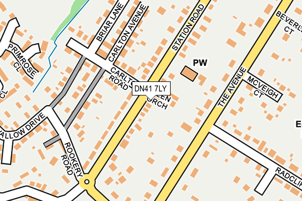 Map of LEADER CUSTOMS LTD at local scale