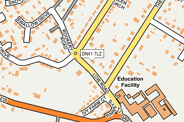 DN41 7LZ map - OS OpenMap – Local (Ordnance Survey)