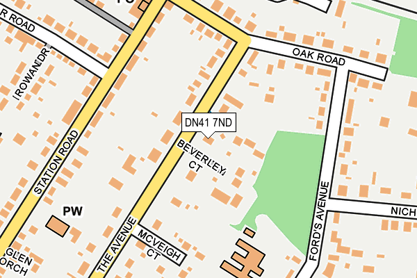 DN41 7ND map - OS OpenMap – Local (Ordnance Survey)