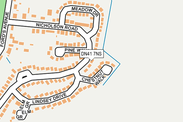 DN41 7NS map - OS OpenMap – Local (Ordnance Survey)