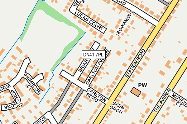 DN41 7PL map - OS OpenMap – Local (Ordnance Survey)