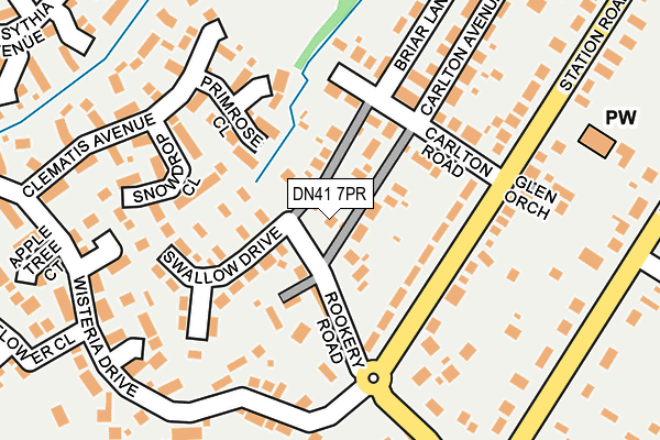 DN41 7PR map - OS OpenMap – Local (Ordnance Survey)