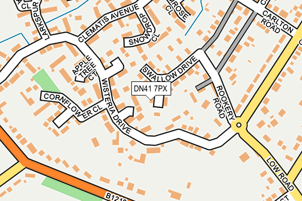 DN41 7PX map - OS OpenMap – Local (Ordnance Survey)