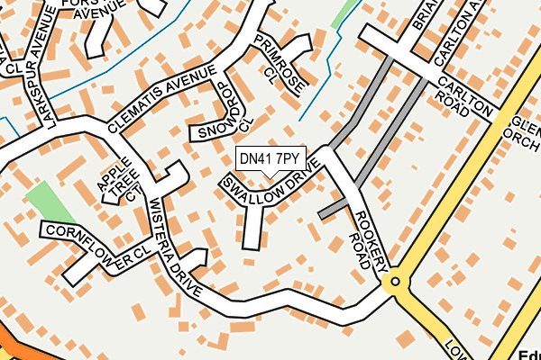 DN41 7PY map - OS OpenMap – Local (Ordnance Survey)