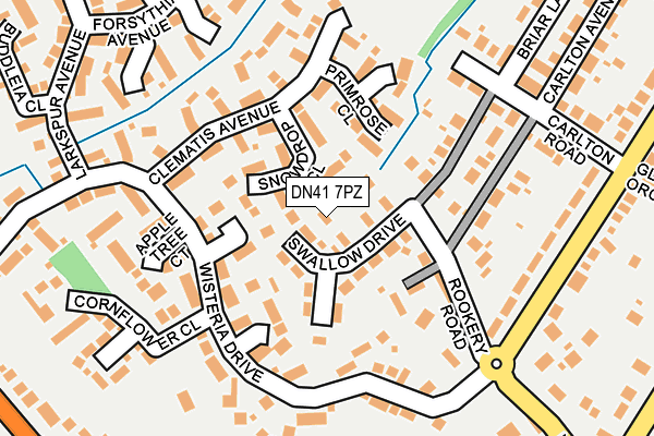 DN41 7PZ map - OS OpenMap – Local (Ordnance Survey)