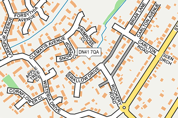 DN41 7QA map - OS OpenMap – Local (Ordnance Survey)