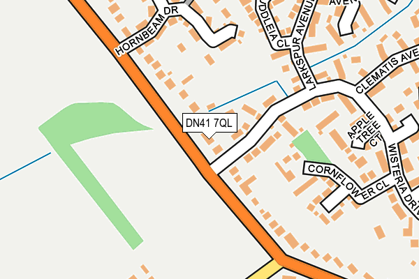 DN41 7QL map - OS OpenMap – Local (Ordnance Survey)