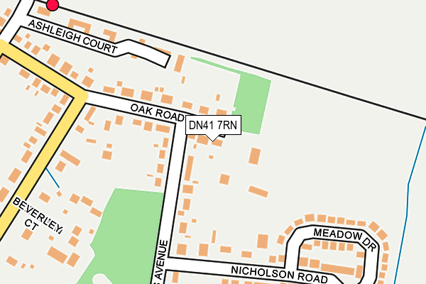 DN41 7RN map - OS OpenMap – Local (Ordnance Survey)