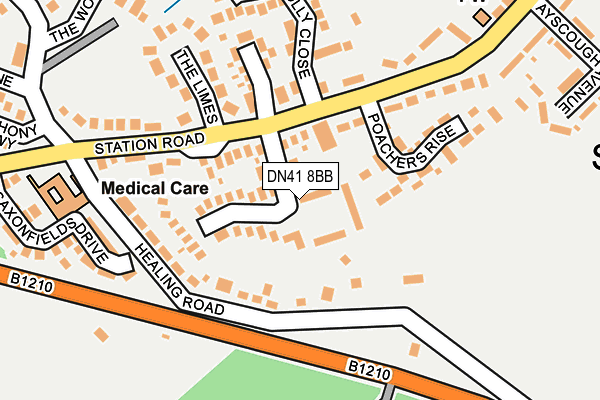 DN41 8BB map - OS OpenMap – Local (Ordnance Survey)