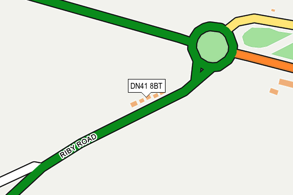 DN41 8BT map - OS OpenMap – Local (Ordnance Survey)