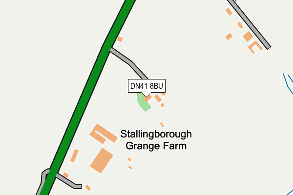 DN41 8BU map - OS OpenMap – Local (Ordnance Survey)