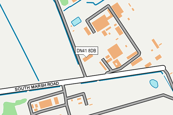 DN41 8DB map - OS OpenMap – Local (Ordnance Survey)