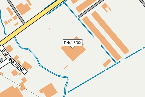 DN41 8DQ map - OS OpenMap – Local (Ordnance Survey)