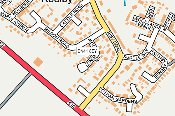 DN41 8EY map - OS OpenMap – Local (Ordnance Survey)