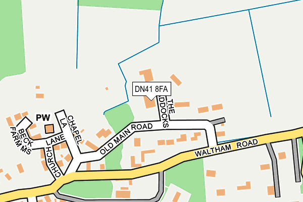 DN41 8FA map - OS OpenMap – Local (Ordnance Survey)