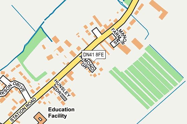 DN41 8FE map - OS OpenMap – Local (Ordnance Survey)