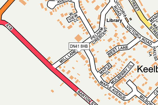 DN41 8HB map - OS OpenMap – Local (Ordnance Survey)