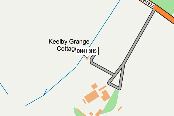 DN41 8HS map - OS OpenMap – Local (Ordnance Survey)
