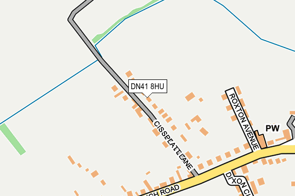 DN41 8HU map - OS OpenMap – Local (Ordnance Survey)