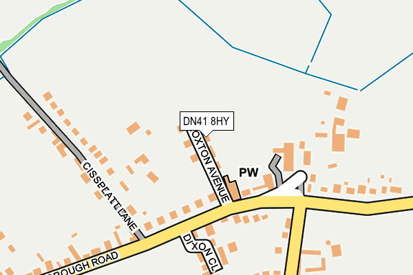 DN41 8HY map - OS OpenMap – Local (Ordnance Survey)