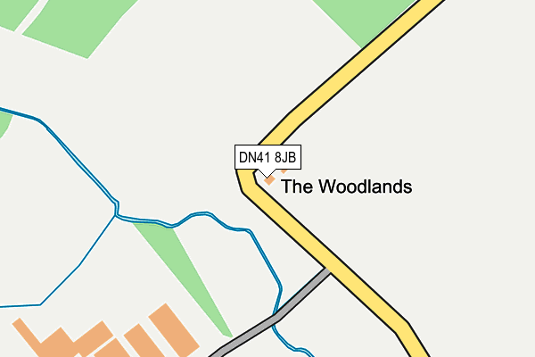 DN41 8JB map - OS OpenMap – Local (Ordnance Survey)