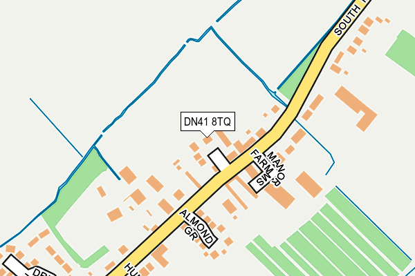 DN41 8TQ map - OS OpenMap – Local (Ordnance Survey)