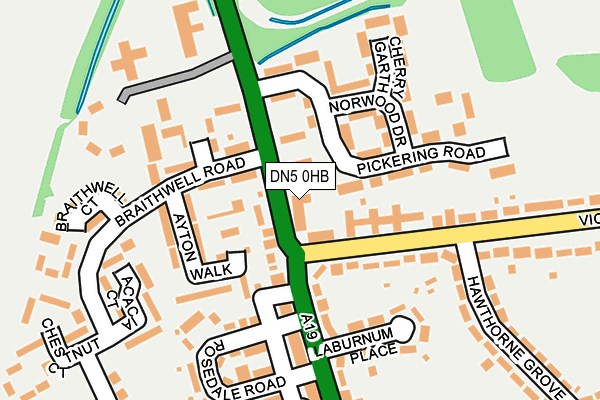 DN5 0HB map - OS OpenMap – Local (Ordnance Survey)