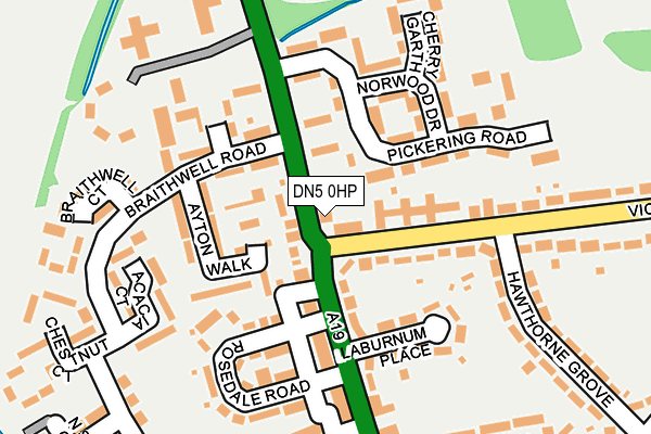 DN5 0HP map - OS OpenMap – Local (Ordnance Survey)