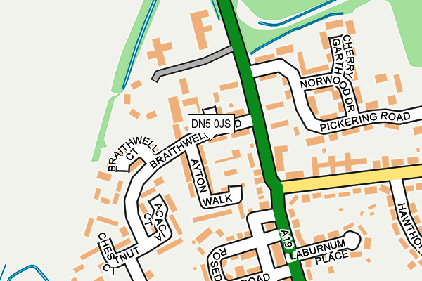 Map of V.S.E. LOGISTICS LTD at local scale