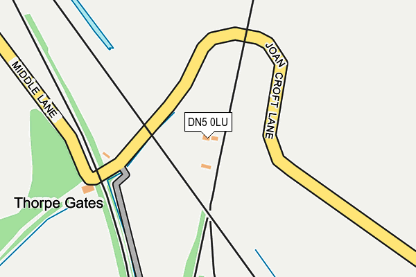 DN5 0LU map - OS OpenMap – Local (Ordnance Survey)